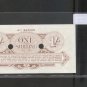 British Armed Forces ~~ 1962 ~~ 1 Schiling Special Voucher