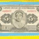 Luxembourg =  1944 === 5 Francs = A499072