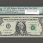1999 " B " STAR note RUN 1 == B00727166* = PMG graded AU58