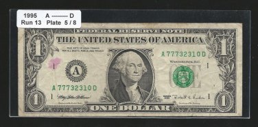 1995 , Web Note ~~ A-D ~ 5/8  run 13