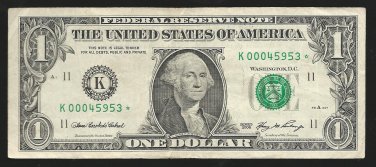 2006 " K " STAR note RUN 1 == K00045953*