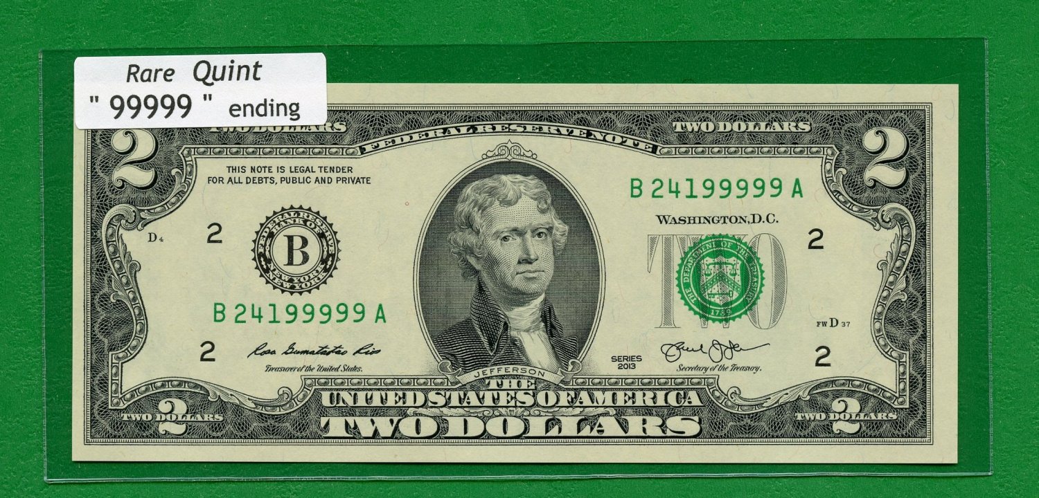 5 Доллар 2003 банкнота США.