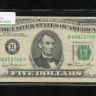 1981  " B "  STAR = $5.00 FRN = B00818740*