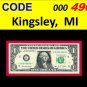 ZIP code == 49649 == Kingsley , MI