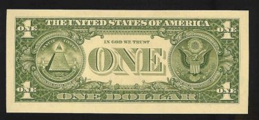 Back plate 129 ~~ ENGRAVING error  $1.00 FRN = H81543495B