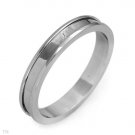 Stainless Steel Wedding Band Ring Size 11