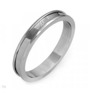 Stainless Steel Wedding Band Ring Size 11