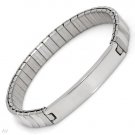 NEW WOMEN'S STAINLESS STEEL ID ENGRAVABLE BRACELET