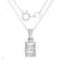 2.50CT CHANNEL CZ PENDANT & NECKLACE 18"
