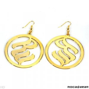 New RocaWear 14Kt Gp Big Sexy Hoop Earrings