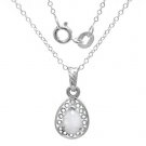 New Pear Shaped Opal Pendant Necklace (SALE)