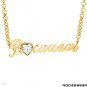 ROCA WEAR Swarovski Crystal Heart GP Necklace (SALE)