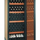 Two temperature control Wooden rack storage for 160 bottles Temperature optional