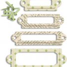 Junkitz Teresa Collins painted book platez - cream/green halloween