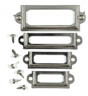 Junkitz Tim Holtz Metalz mini platez - dull silver