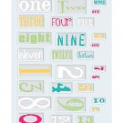 Junkitz  epoxy stickers numbers - color