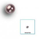 Jewel Craft pearl nailhead - nickel
