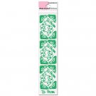 Stampendous - class a' peel green holly corners