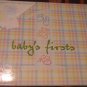 bound + determined baby's firsts 12x12 album w/ paper and stickers