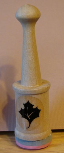 Wood Mounted Stamp - Maple Leaf