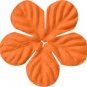 Bazzill Paper Flowers 1.75" -tropical festive