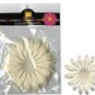 Bazzill Paper Flowers 4" french vanilla