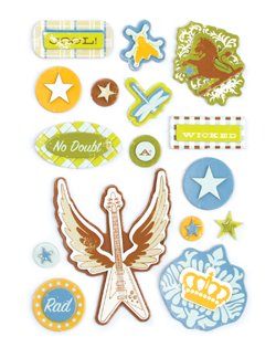 Making Memories Just Chillin' stickers