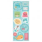 Imaginisce Splash Dance Collection - Chipboard stickers