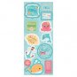 Imaginisce Splash Dance Collection - Chipboard stickers
