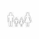 Maya Road Acrylic people keychain