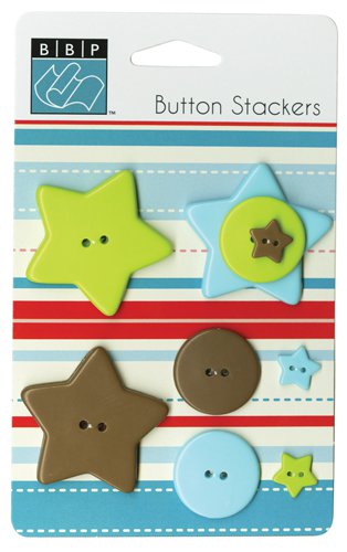 Bazzill Basics Button Stackers - Double Star