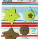 Bazzill Basics Button Stackers - Double Star