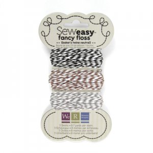 We R Memories Sew Easy fancy floss baker's twine Neutral