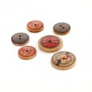 Basic Grey Clippings wooden buttons