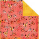 Prima 840877 12 by 12-Inch Animal Bash Double Sided Patterned Cardstock Paper, Birdy