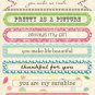 Webster's Pages Girl Land sentiment stickers