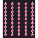 Jolee's All that Bling - silver and pink border