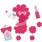 Imaginisce Perfect Posh Collection - Vinyl stickers Poodle