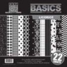 Bazzill Basics - Licorice - 12x12 multipack pad