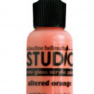 Claudine Hellmuth Studio - Semi-gloss acrylic paint - altered orange