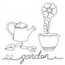 Claudine Hellmuth Studio  - 6x6 stencil - In the Garden