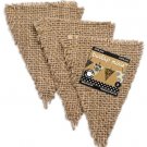 Canvas Corp - Burlap Mini Shape - Triangles