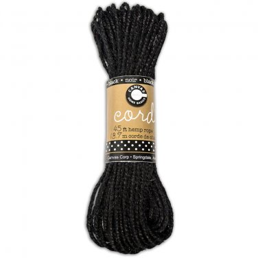 CANVAS CORP - Hemp black 45 feet