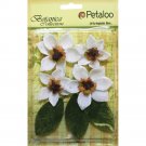 Petaloo - Botanical Collection - Vintage Velvet Magnolia White