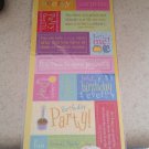 Momenta Birthday Embossed Messages - Birthday Wishes - Stickers
