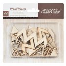 Studio Calico Wood Veneer Triangles and Diamonds