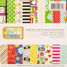 PAPER PAD - PATTERNED - WE R MEMORY KEEPERS- HAPPY CAMPER - 6 X 6 - 36 SHEETS
