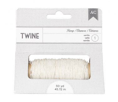 American Crafts - Hemp Twine - Vanilla