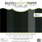 Bazzill Basics - 12x12 Specialty Paper - Black
