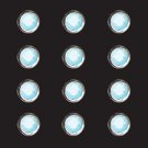 Creative Imaginations Gem Brads - Art Warehouse by Danelle Johnson - Light Blue